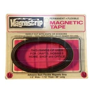 Vintage Mangelsen’s Magnastrip Flexible Magnetic Tape 30” *New NOS